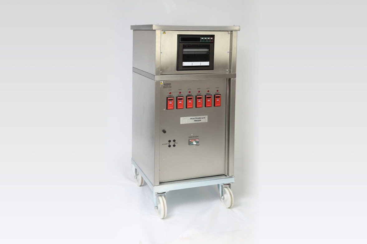 70kVA Heat Treatment Unit by Cooperheat, with a unique "Advantage 3" temperature programmer/controller which ensures the required temperature uniformity within each control zone and a panel mounted 12 point Fuji recorder