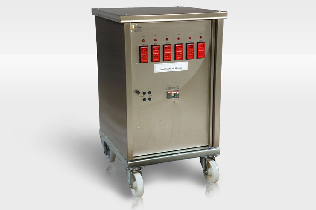 50kVA Heat Treatment Module by Cooperheat, with a unique "Advantage 3" temperature programmer/controllers which ensure the required temperature uniformity within each control zone