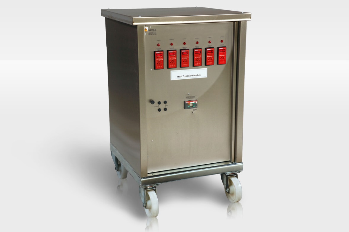 70kVA Heat Treatment Module by Cooperheat, with a unique "Advantage 3" temperature programmer/controller which ensures the required temperature uniformity within each control zone