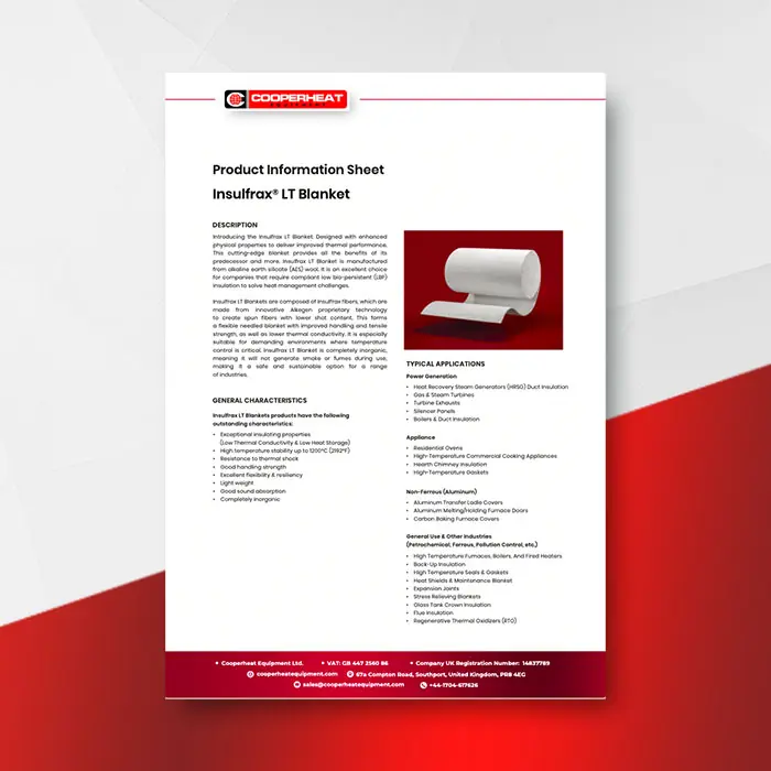 Insulfrax LT Blanket specifications